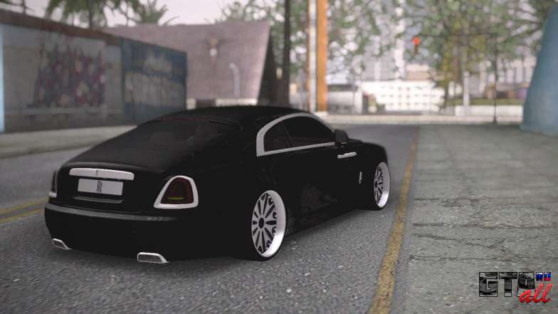 Rolls-Royce Wraith для GTA San Andreas вид сзади