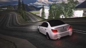 BMW M5 E60 для GTA San Andreas вид сзади