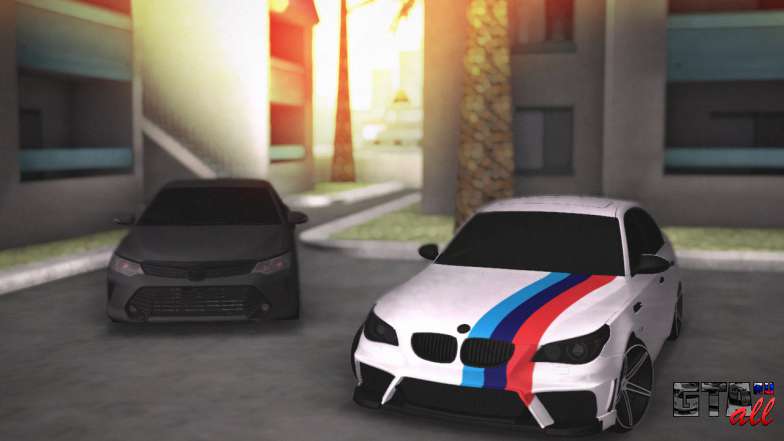 BMW M5 E60 для GTA San Andreas вид спереди