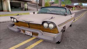 Plymouth Fury 1958 IVF для GTA San Andreas вид спереди