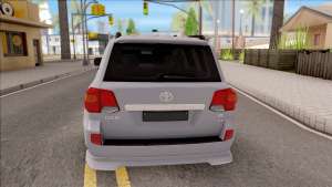 Toyota Land Cruiser 200 Sport для GTA San Andreas вид сзади