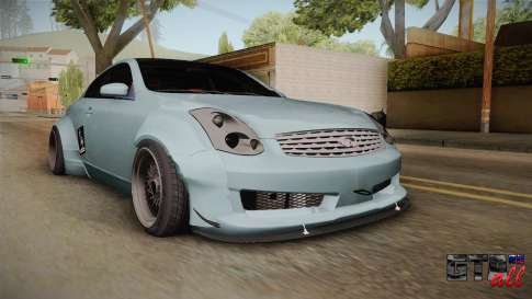 Infiniti G35 Rocket Bunny для GTA San Andreas вид спереди