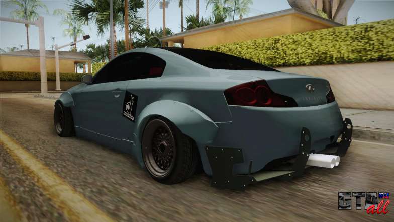 Infiniti G35 Rocket Bunny для GTA San Andreas задняя часть