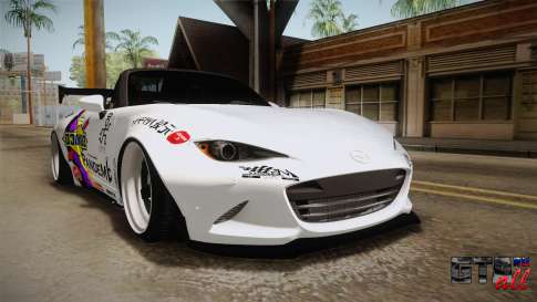 Mazda MX-5 ND Pandem 2016 для GTA San Andreas вид спереди