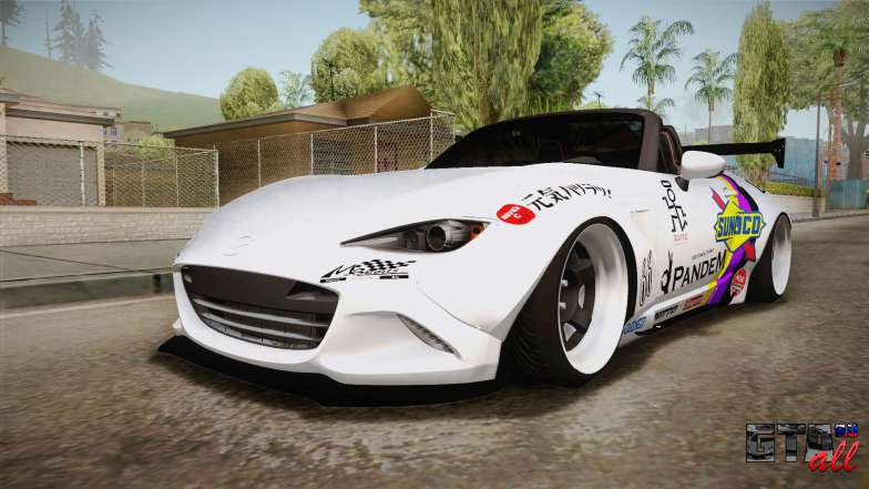 Mazda MX-5 ND Pandem 2016 для GTA San Andreas экстерьер