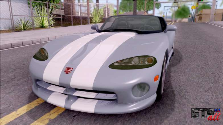 Dodge Viper RT/10 для GTA San Andreas вид спереди