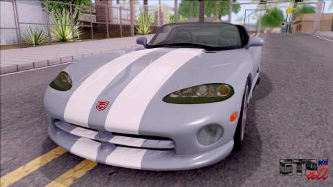 Dodge Viper RT/10 для GTA San Andreas вид спереди