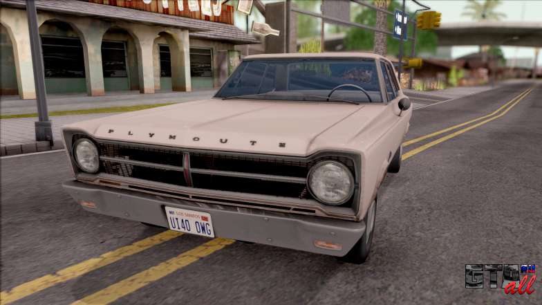 Plymouth Belvedere 1965 для GTA San Andreas экстерьер