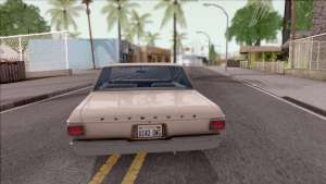 Plymouth Belvedere 1965 для GTA San Andreas вид сзади