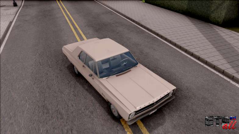 Plymouth Belvedere 1965 для GTA San Andreas вид сверху