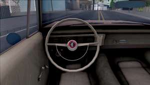 Plymouth Belvedere 1965 для GTA San Andreas интерьер салона