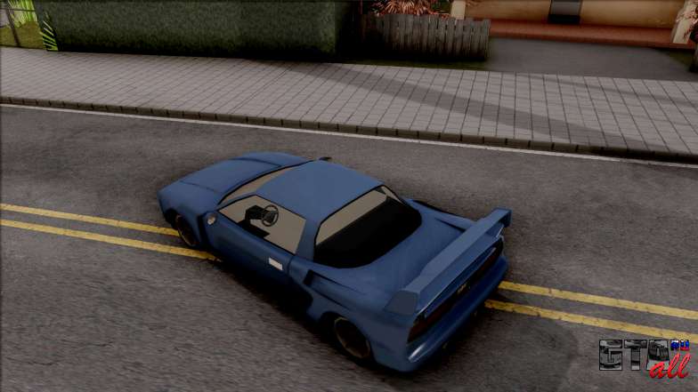 BlueRay's Infernus-C для GTA San Andreas вид сверху