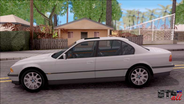 BMW 750i E38 1996 для GTA San Andreas вид сбоку