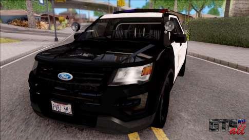 Ford Explorer Police Interception для GTA San Andreas вид спереди