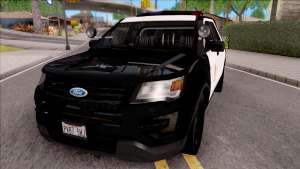 Ford Explorer Police Interception для GTA San Andreas вид спереди