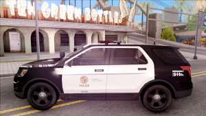 Ford Explorer Police Interception для GTA San Andreas вид сбоку