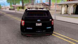 Ford Explorer Police Interception для GTA San Andreas вид сзади