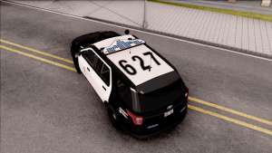 Ford Explorer Police Interception для GTA San Andreas вид сверху