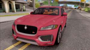 Jaguar F-Pace S для GTA San Andreas вид спереди