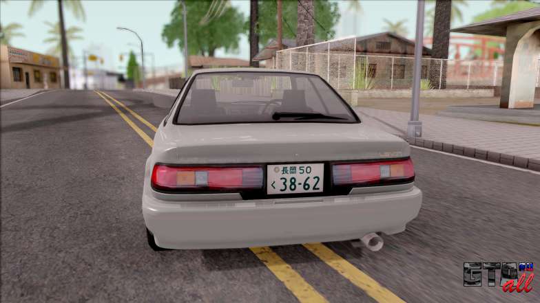 Toyota Corolla Levin GT-APEX для GTA San Andreas вид сзади