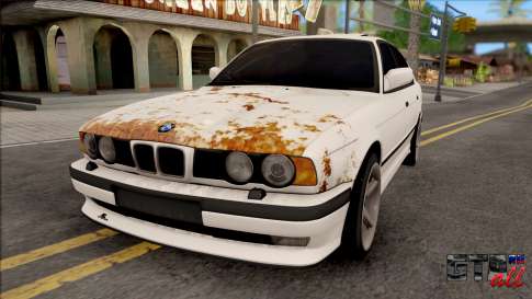 BMW 5-er E34 для GTA San Andreas вид спереди