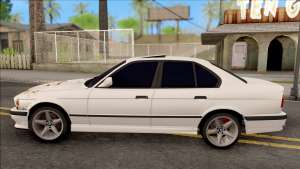 BMW 5-er E34 для GTA San Andreas вид сбоку