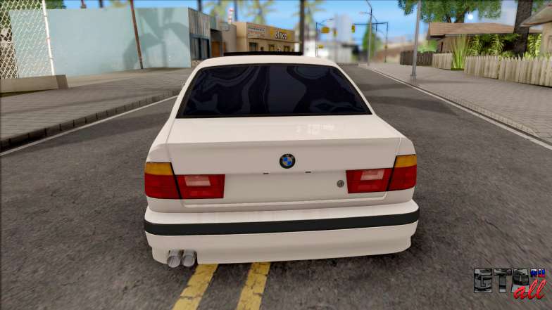 BMW 5-er E34 для GTA San Andreas вид сзади