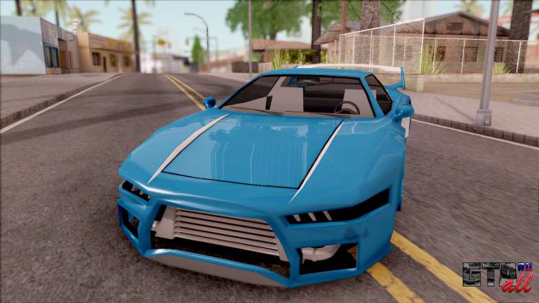 BlueRay's Infernus V9+V10 для GTA San Andreas вид спереди