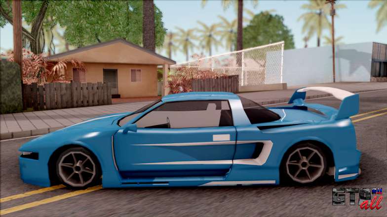 BlueRay's Infernus V9+V10 для GTA San Andreas вид сбоку