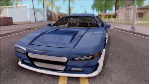 BlueRay's Infernus Pulse + для GTA San Andreas вид спереди