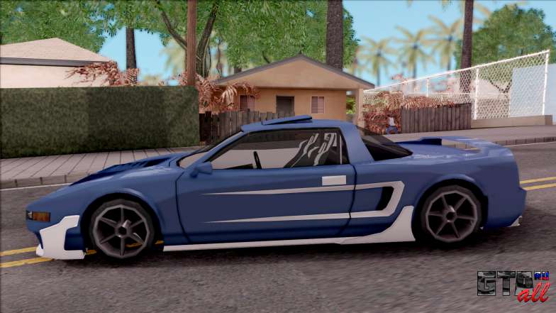 BlueRay's Infernus Pulse + для GTA San Andreas вид сбоку