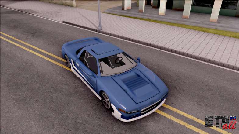 BlueRay's Infernus Pulse + для GTA San Andreas вид сверху