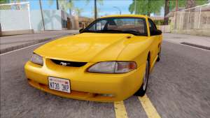 Ford Mustang GT 1993 для GTA San Andreas вид спереди