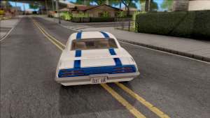 Pontiac Firebird Trans Am Coupe 1969 для GTA San Andreas вид сзади