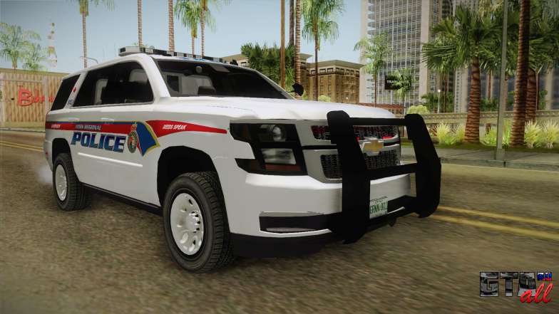 Chevrolet Tahoe PPV 2016 YRP для GTA San Andreas экстерьер