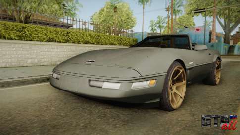 Chevrolet Corvette C4 Cabrio Drift 1996 для GTA San Andreas вид спереди