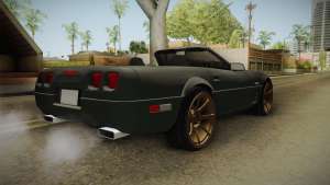 Chevrolet Corvette C4 Cabrio Drift 1996 для GTA San Andreas задняя часть