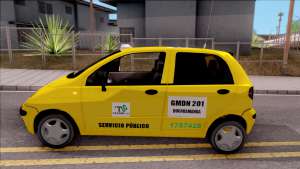 Daewoo Matiz Taxi для GTA San Andreas вид сбоку