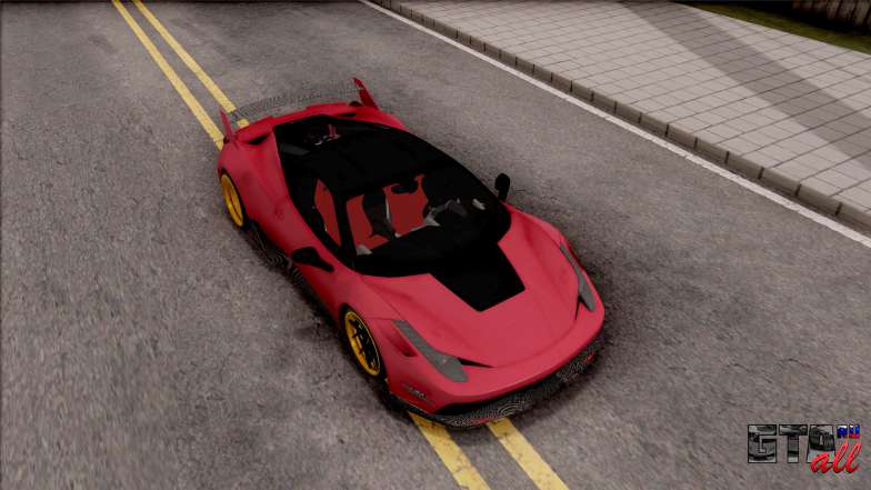 Ferrari 458 Italia Misha Design для GTA San Andreas общий вид