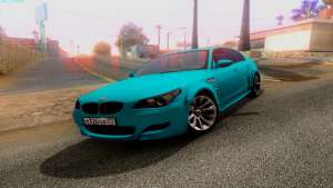 BMW M5 E60 JoRick для GTA San Andreas вид спереди