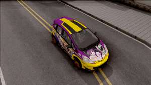 Honda Jazz RS W Rize Tedeza Itasha для GTA San Andreas общий вид