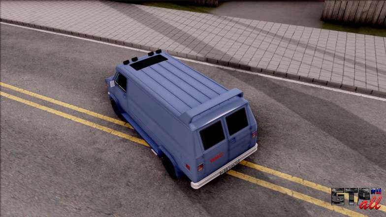 GMC Vandura для GTA San Andreas вид сверху