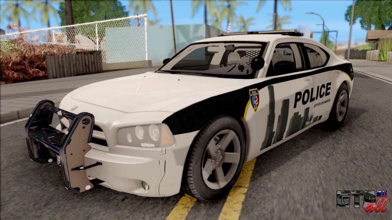 Dodge Charger Los Santos Police Department 2010 для GTA San Andreas вид спереди