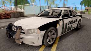 Dodge Charger Los Santos Police Department 2010 для GTA San Andreas вид спереди