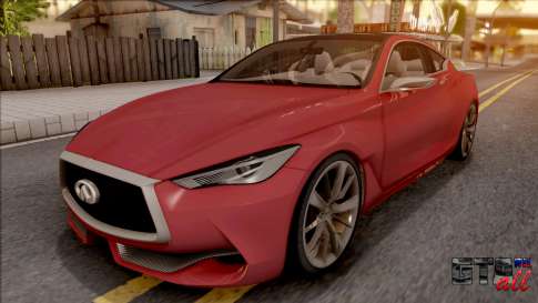 Infiniti Q60 для GTA San Andreas вид спереди