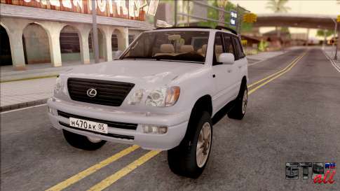 Lexus LX470 2003 для GTA San Andreas вид спереди