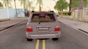 Lexus LX470 2003 для GTA San Andreas вид сзади