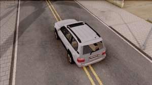 Lexus LX470 2003 для GTA San Andreas вид сверху