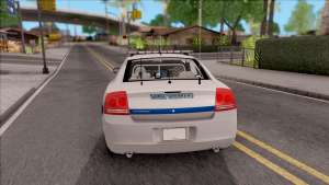 Dodge Charger San Andreas State Troopers 2010 для GTA San Andreas вид сзади