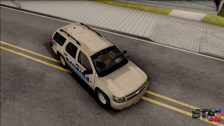 Chevrolet Tahoe Bayside Police Department 2010 для GTA San Andreas общий вид